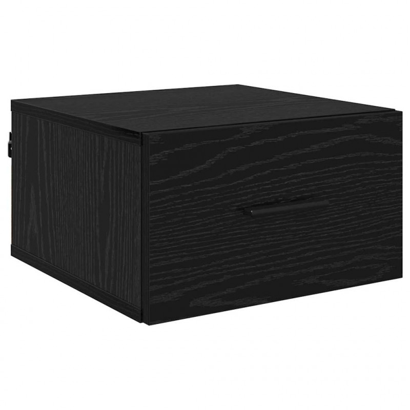 Szafka Nocna z szufladą 2 pcs Czarny dąb 35 x 35 x 20 cm