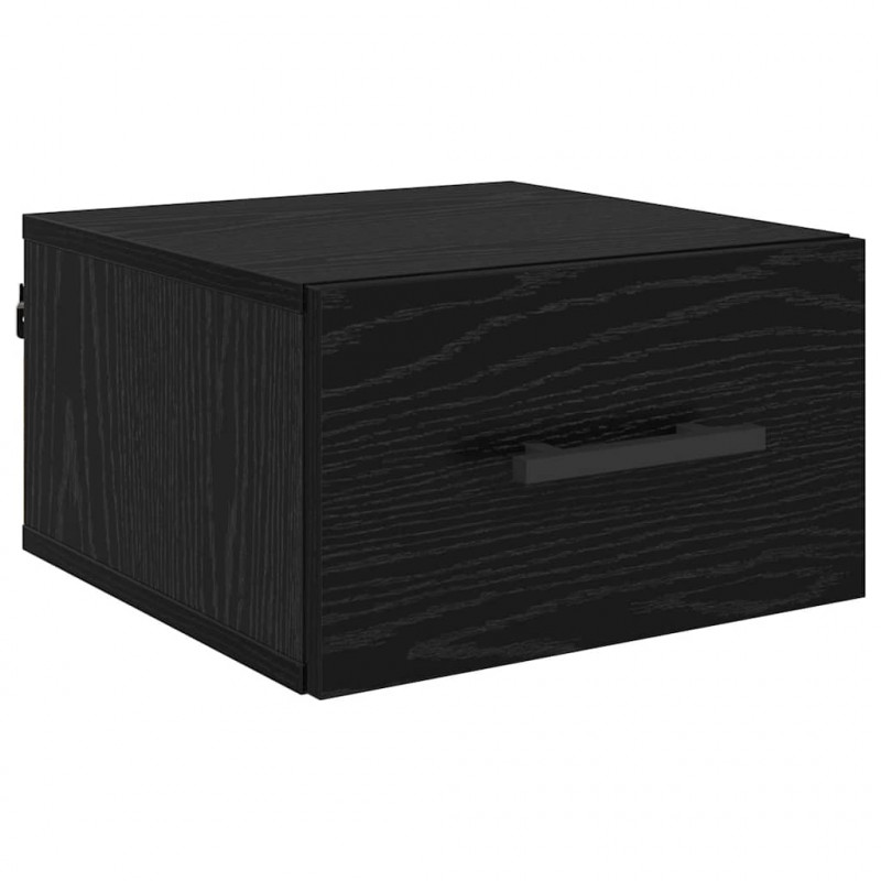 Szafka Nocna Czarny dąb 35 x 35 x 20 cm Materiał drewnopochodny