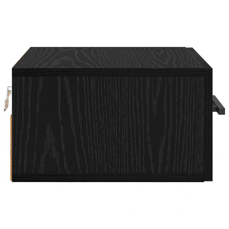 Szafka Nocna Czarny dąb 35 x 35 x 20 cm Materiał drewnopochodny