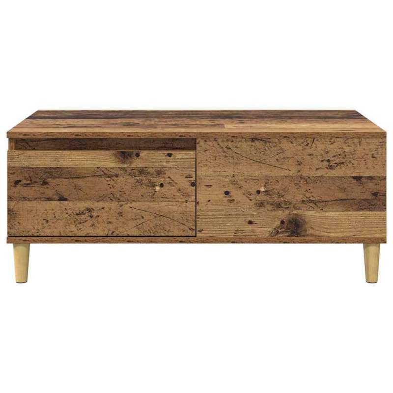 Stolik kawowy z szufladą Stare drewno 90 x 50 x 35 cm
