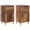 Szafka Nocna z szufladą 2 pcs Stare drewno 40 x 35 x 70 cm