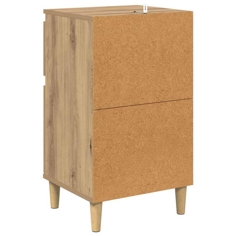 Szafka Nocna z szufladą 2 pcs Dąb rzemieślniczy 40 x 35 x 70 cm