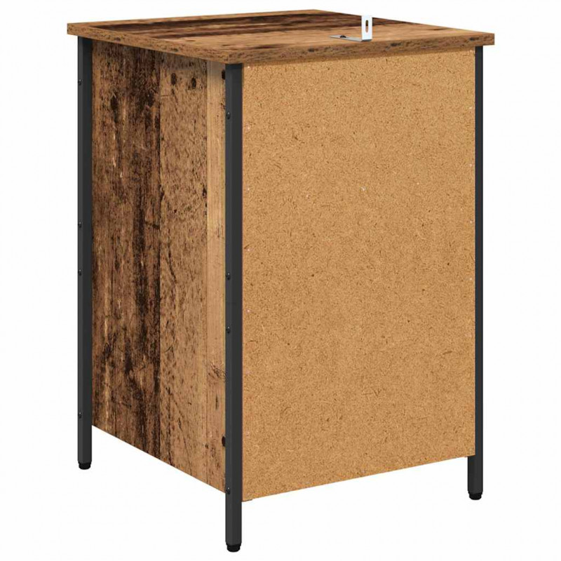 Szafka Nocna 2 pcs Stare drewno 40 x 42 x 60 cm