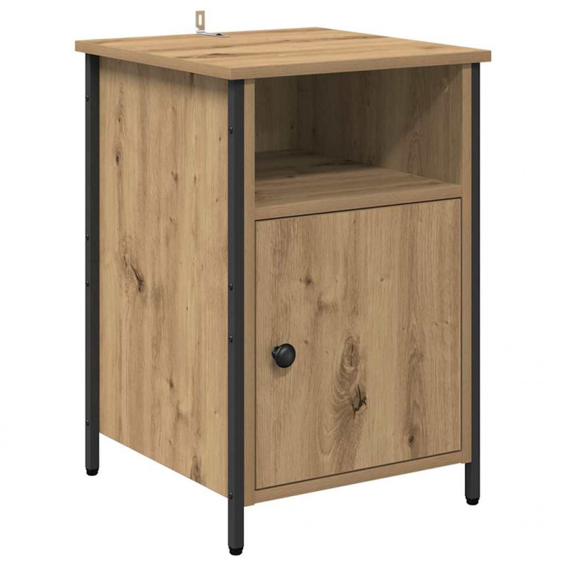 Szafka Nocna 2 pcs Dąb rzemieślniczy 40 x 42 x 60 cm