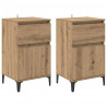 Szafka Nocna z szufladą 2 pcs Dąb rzemieślniczy 40 x 35 x 70 cm