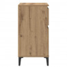 Szafka Nocna z szufladą 2 pcs Dąb rzemieślniczy 40 x 35 x 70 cm