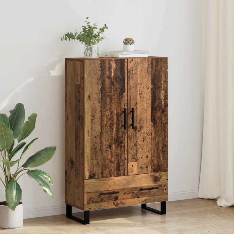 Highboard z szufladą Stare drewno 69,5 x 30 x 115 cm