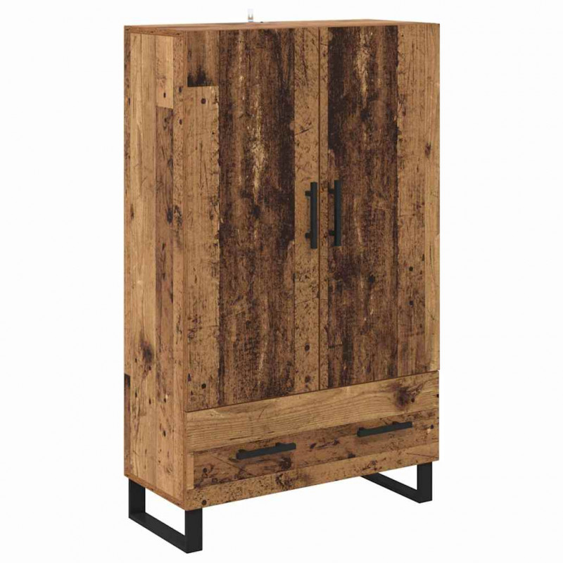 Highboard z szufladą Stare drewno 69,5 x 30 x 115 cm