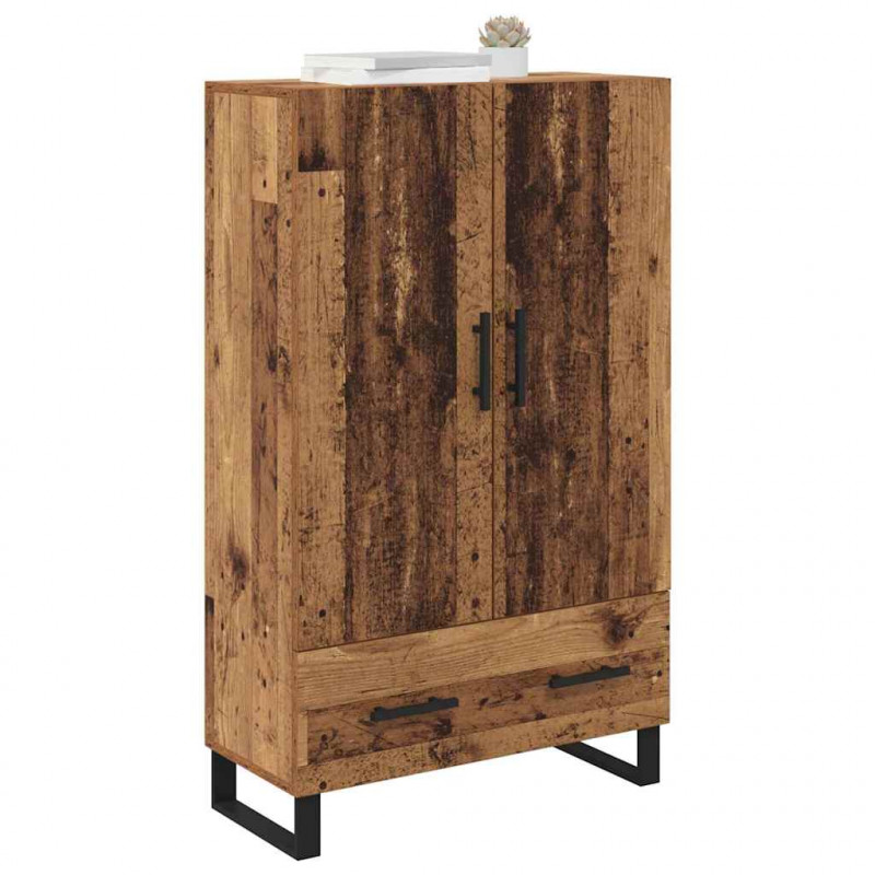 Highboard z szufladą Stare drewno 69,5 x 30 x 115 cm
