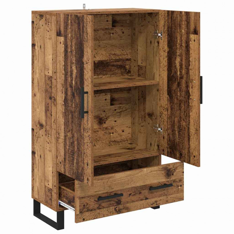 Highboard z szufladą Stare drewno 69,5 x 30 x 115 cm