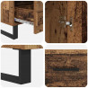 Highboard z szufladą Stare drewno 69,5 x 30 x 115 cm