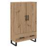 Highboard z szufladą Dąb rzemieślniczy 69,5 x 30 x 115 cm