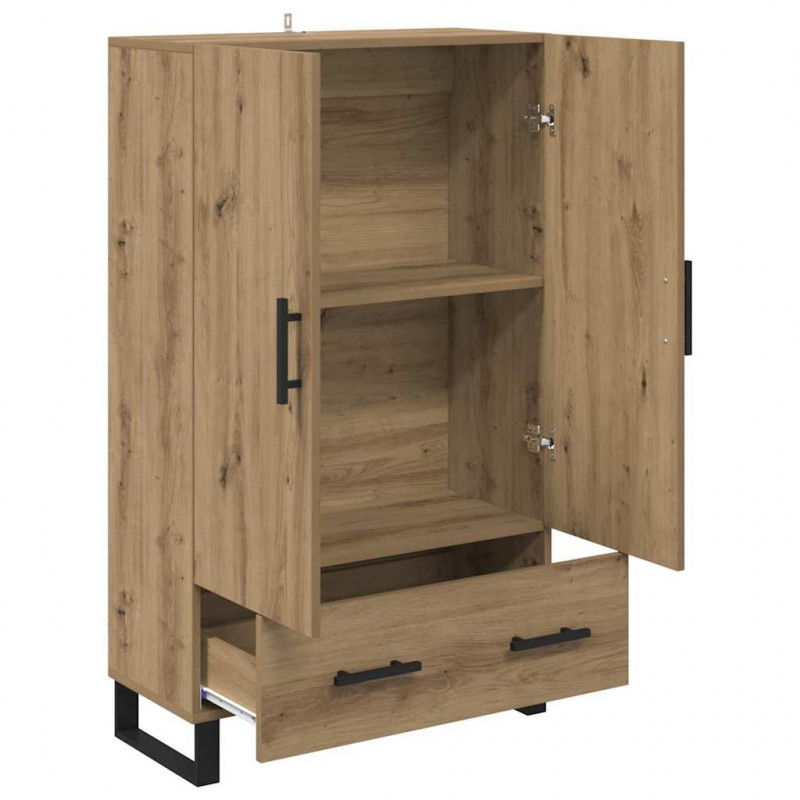 Highboard z szufladą Dąb rzemieślniczy 69,5 x 30 x 115 cm
