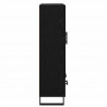 Highboard Czarny Dąb 69,5 x 30 x 115 cm Materiał drewnopochodny
