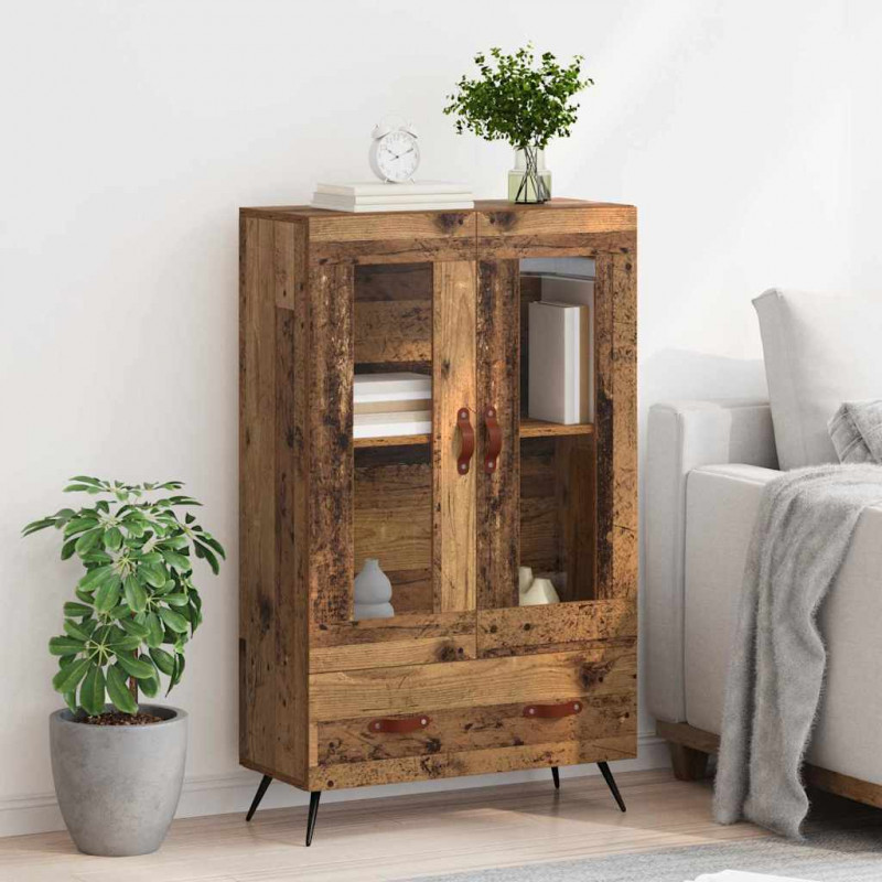 Highboard z szufladą Stare drewno 69,5 x 31 x 115 cm