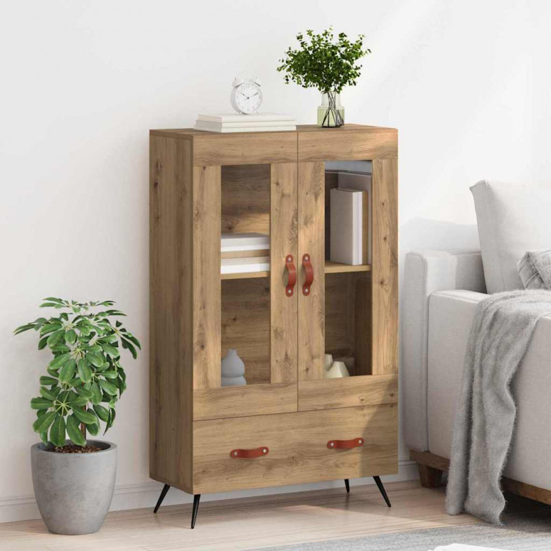 Highboard z szufladą Dąb rzemieślniczy 69,5 x 31 x 115 cm