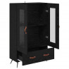 Highboard z szufladą Czarny Dąb 69,5 x 31 x 115 cm