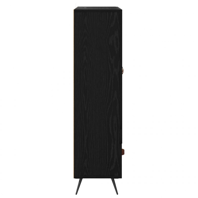 Highboard z szufladą Czarny Dąb 69,5 x 31 x 115 cm