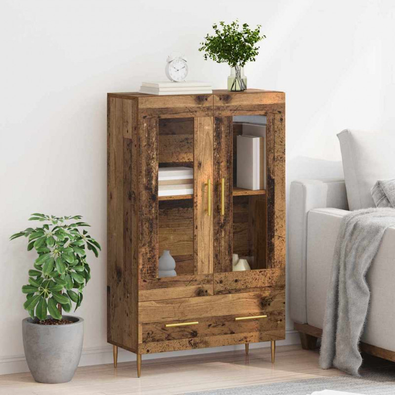 Highboard z szufladą Stare drewno 69,5 x 31 x 115 cm