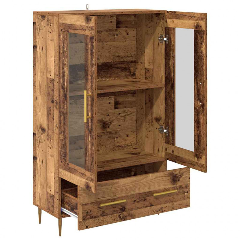 Highboard z szufladą Stare drewno 69,5 x 31 x 115 cm