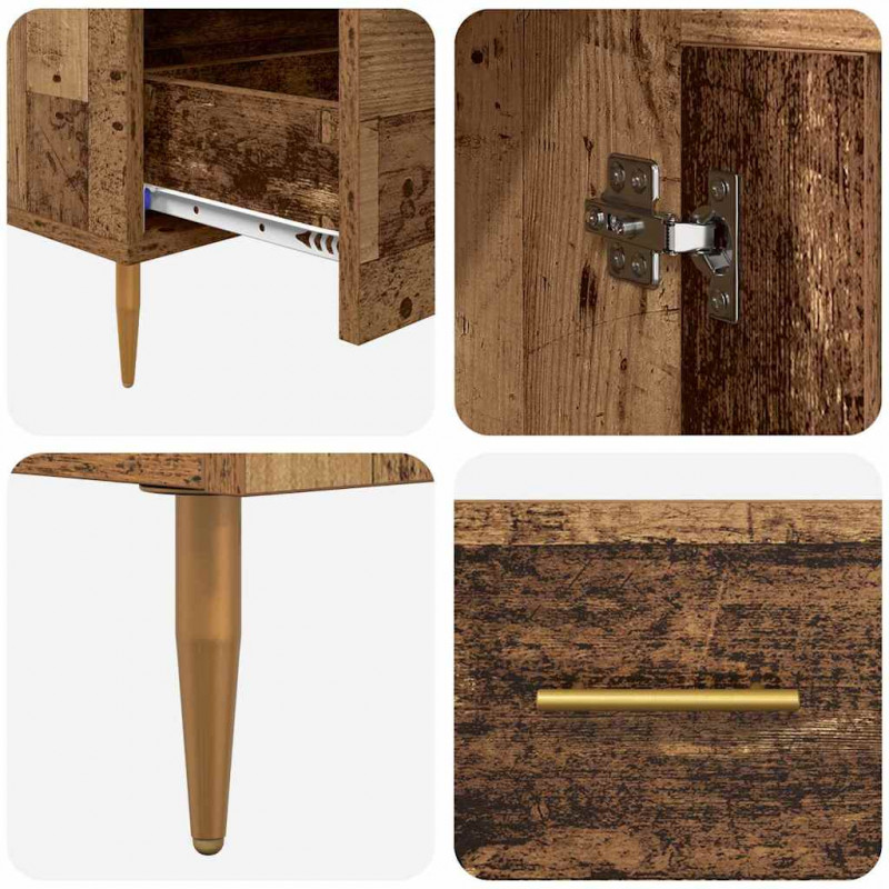 Highboard z szufladą Stare drewno 69,5 x 31 x 115 cm