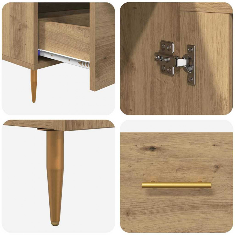 Highboard z szufladą Dąb rzemieślniczy 69,5 x 31 x 115 cm