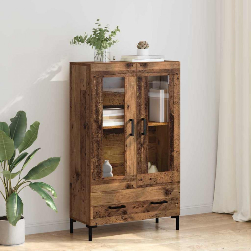 Highboard z szufladą Stare drewno 69,5 x 31 x 115 cm