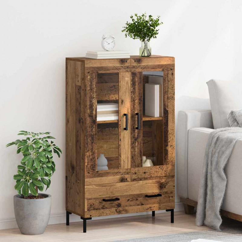 Highboard z szufladą Stare drewno 69,5 x 31 x 115 cm