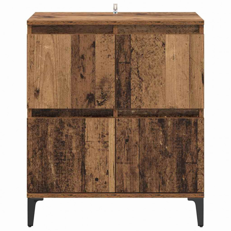 Bufet Stare drewno 60 x 35 x 70 cm Drewno inżynieryjne i żelazo
