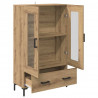 Highboard z szufladą Dąb rzemieślniczy 69,5 x 31 x 115 cm