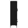 Highboard Czarny Dąb 69,5 x 31 x 115 cm Materiał drewnopochodny