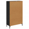 Highboard Czarny Dąb 69,5 x 31 x 115 cm Materiał drewnopochodny
