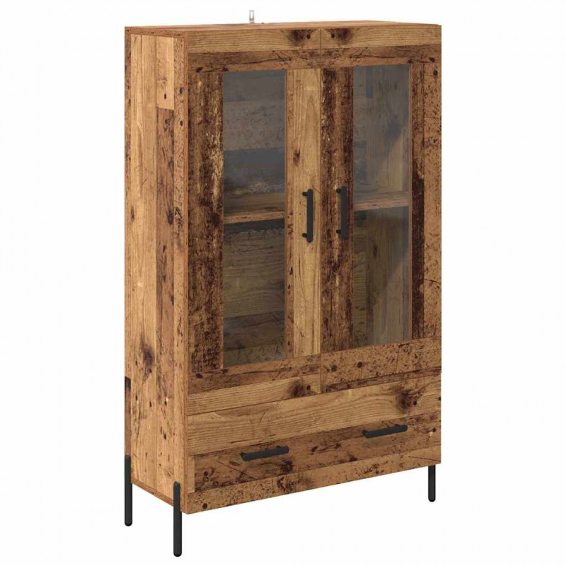 Highboard z szufladą Corona Stare drewno 69,5 x 31 x 115 cm