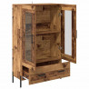 Highboard z szufladą Corona Stare drewno 69,5 x 31 x 115 cm