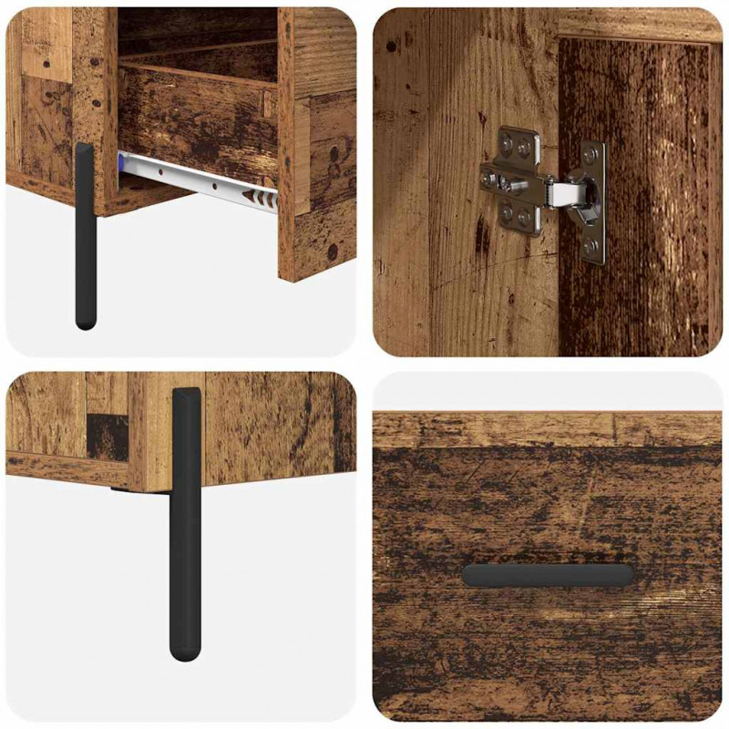Highboard z szufladą Corona Stare drewno 69,5 x 31 x 115 cm