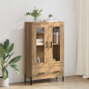 Highboard Corona Dąb rzemieślniczy 69,5 x 31 x 115 cm