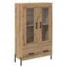 Highboard Corona Dąb rzemieślniczy 69,5 x 31 x 115 cm