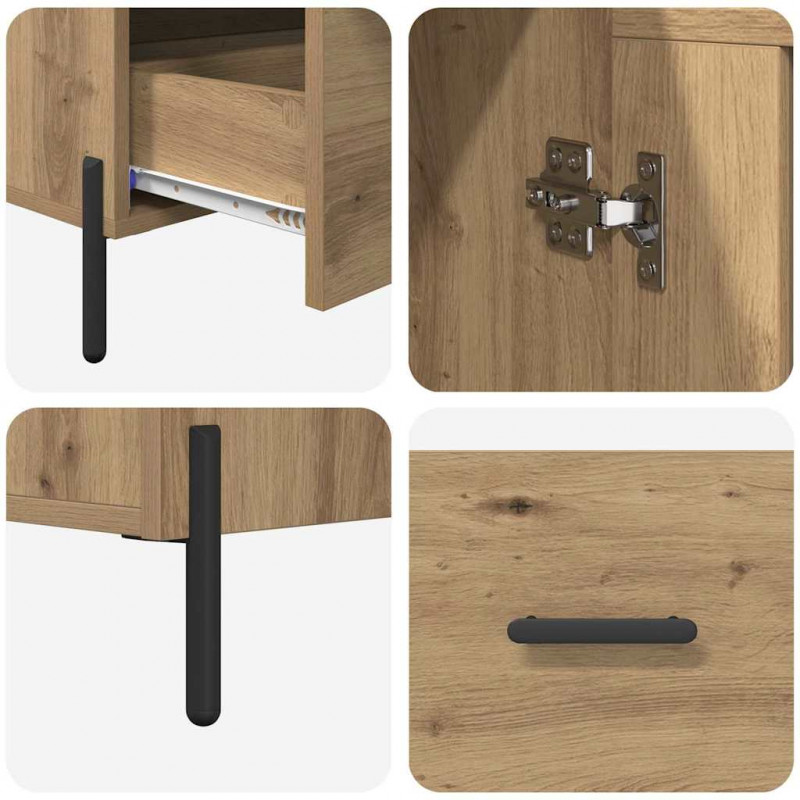 Highboard Corona Dąb rzemieślniczy 69,5 x 31 x 115 cm