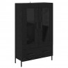 Highboard z szufladą Corona Czarny Dąb 69,5 x 31 x 115 cm