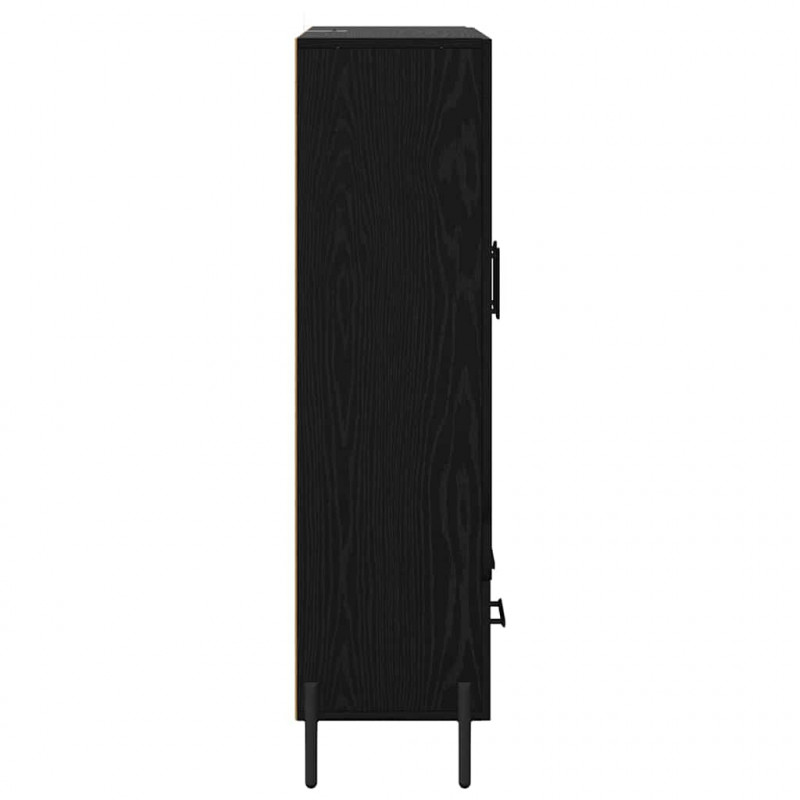 Highboard z szufladą Corona Czarny Dąb 69,5 x 31 x 115 cm