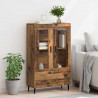 Highboard z szufladą Stare drewno 69,5 x 31 x 115 cm