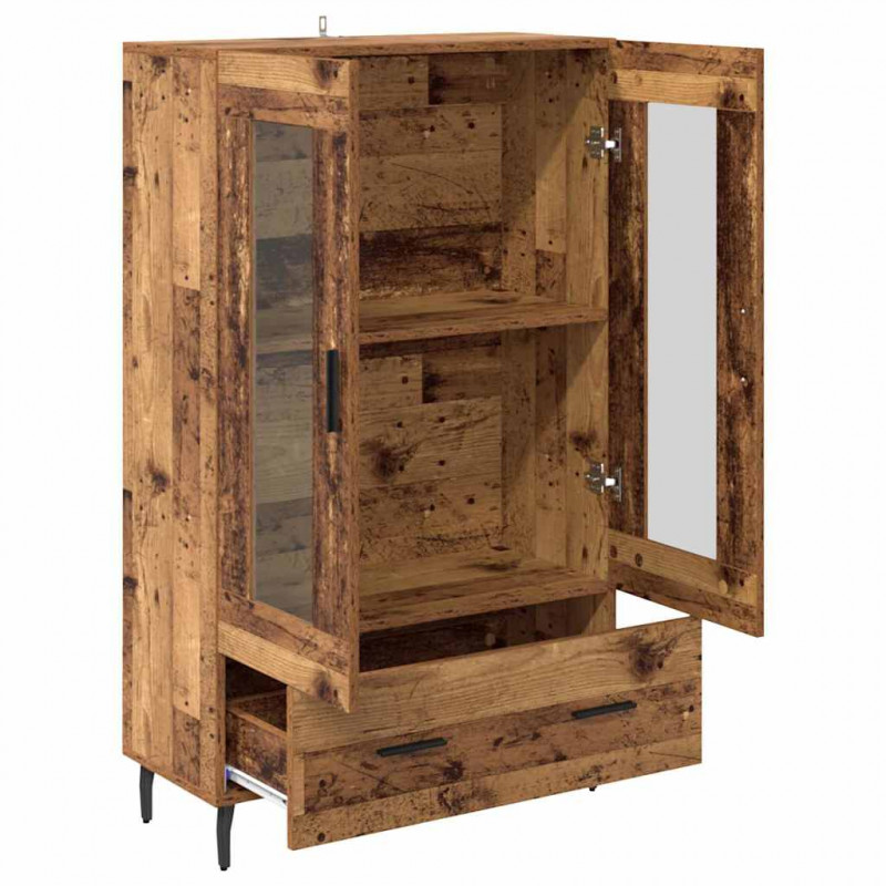 Highboard z szufladą Stare drewno 69,5 x 31 x 115 cm