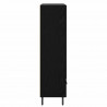 Highboard Czarny Dąb 69,5 x 31 x 115 cm Materiał drewnopochodny