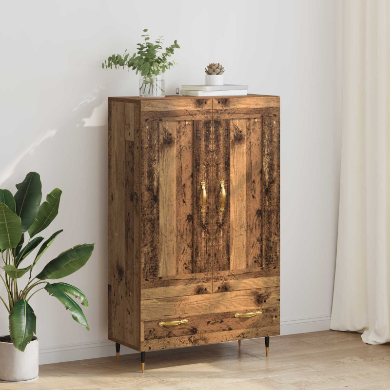 Highboard z szufladą Stare drewno 69,5 x 31 x 115 cm