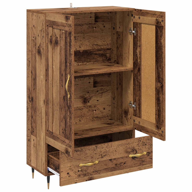 Highboard z szufladą Stare drewno 69,5 x 31 x 115 cm