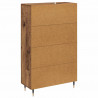 Highboard z szufladą Stare drewno 69,5 x 31 x 115 cm