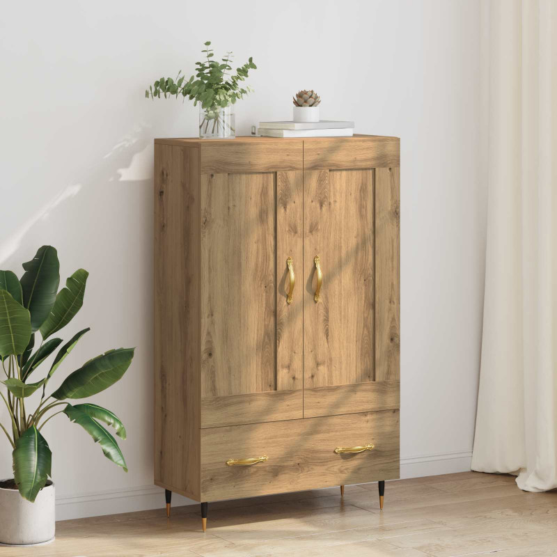 Highboard z szufladą Dąb rzemieślniczy 69,5 x 31 x 115 cm