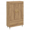Highboard z szufladą Dąb rzemieślniczy 69,5 x 31 x 115 cm