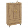 Highboard z szufladą Dąb rzemieślniczy 69,5 x 31 x 115 cm