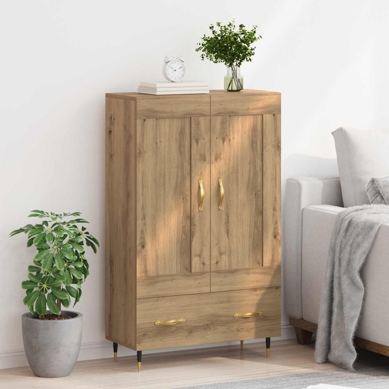 Highboard z szufladą Dąb rzemieślniczy 69,5 x 31 x 115 cm